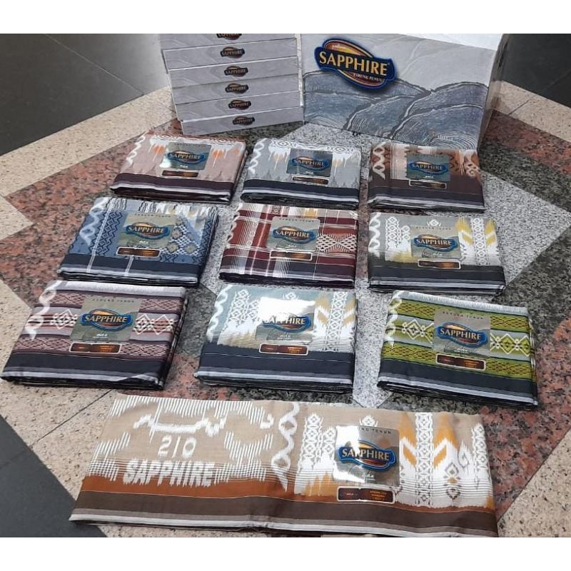 Sarung Sapphire Songket Kembang