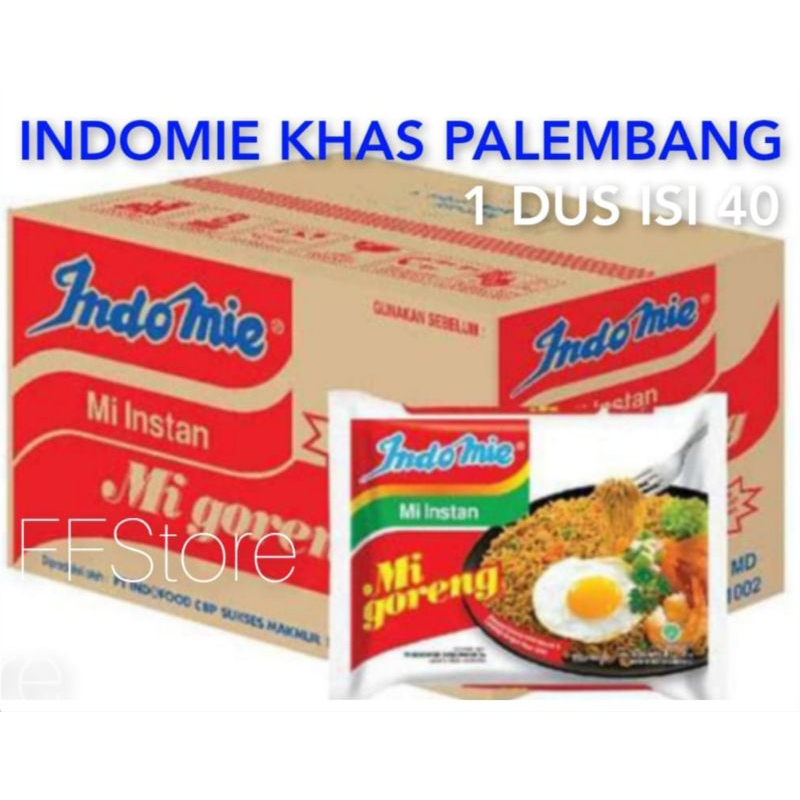 

INDOMIE Goreng CABE BUBUK Khas Palembang 1 Dus isi 40 Bks