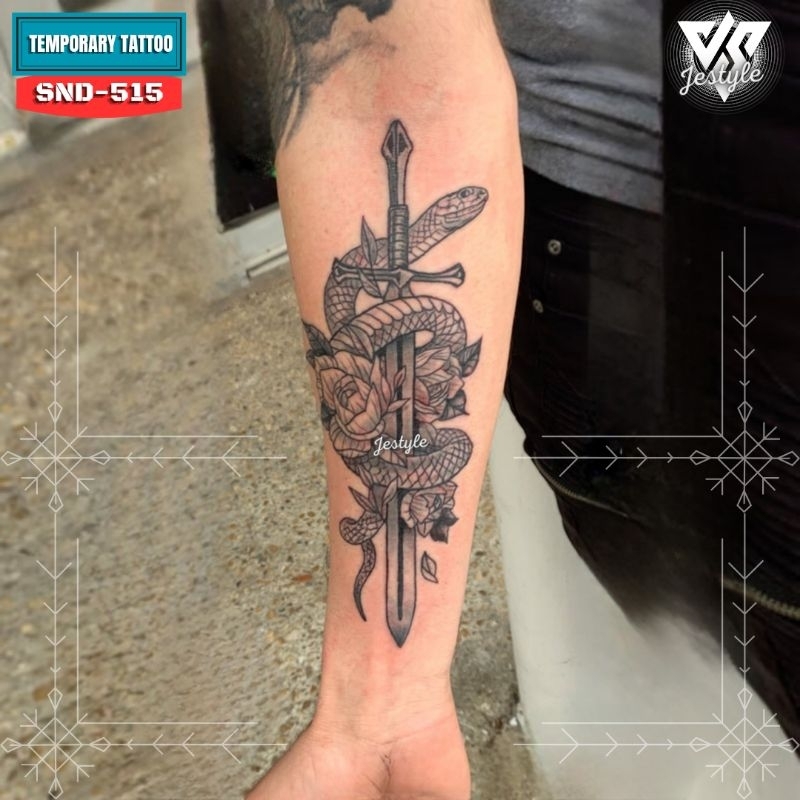 [SND-515] Tato Temporer Temporary Tattoo ular