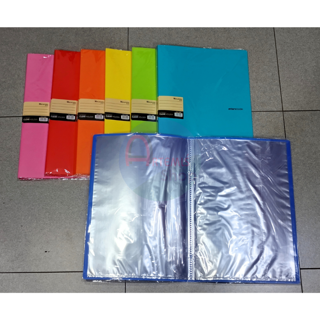 

Map Clear Holder / Display Book F4 Isi 20 Pocket Inter X Macaron CHX-320F Macarons Series