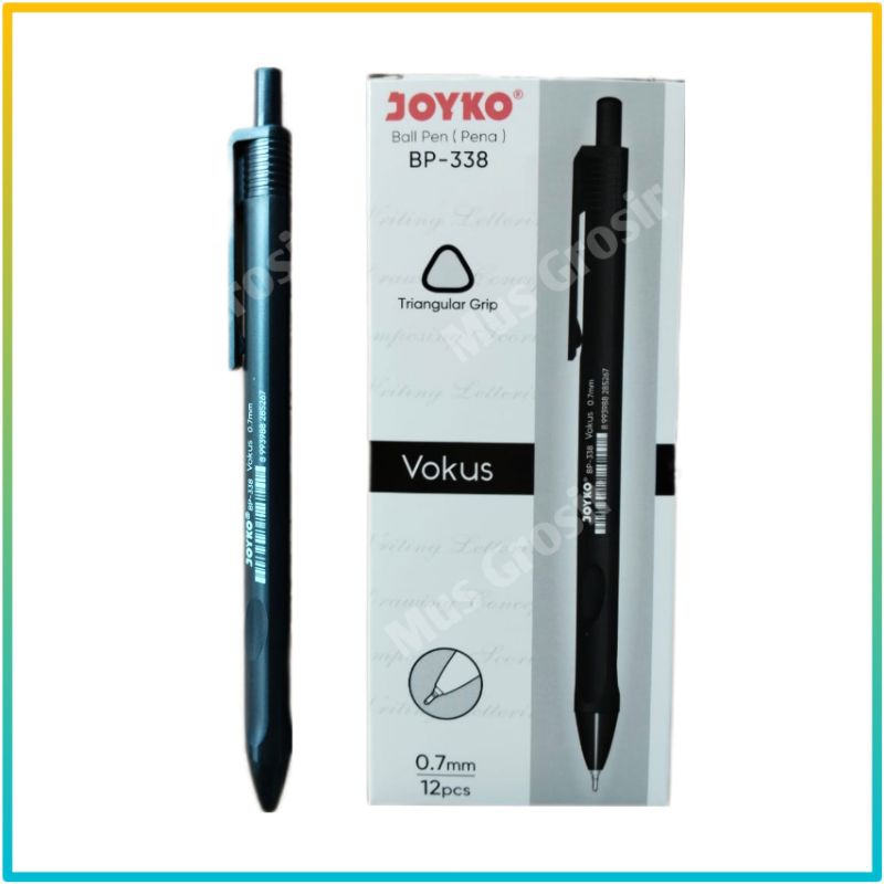 

Pulpen Joyko Pencet Ballpoint 0,7mm 1 Pack Ball Pen Pena Fokus BP-338