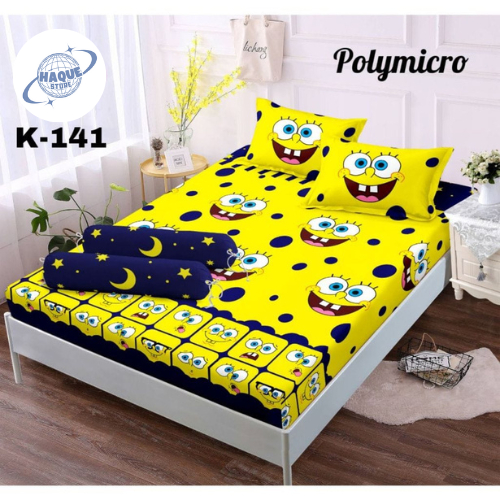 SPREI KARAKTER SPONGEBOB 180x200 160x200 120x200