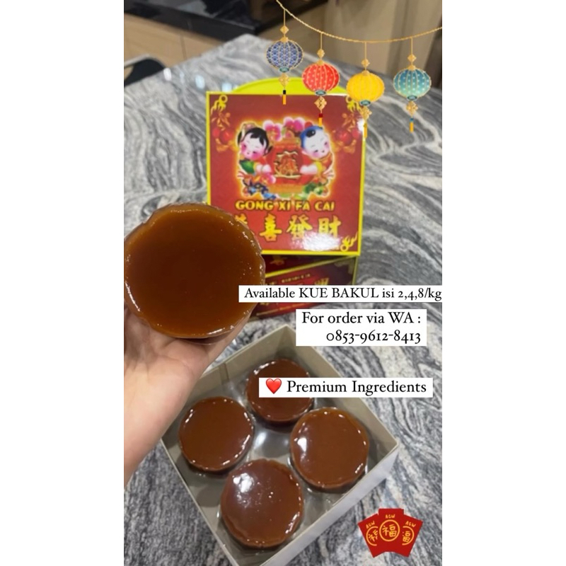

Kue Bakul Rezeki Baru 1 Kotak isi 2,4,8