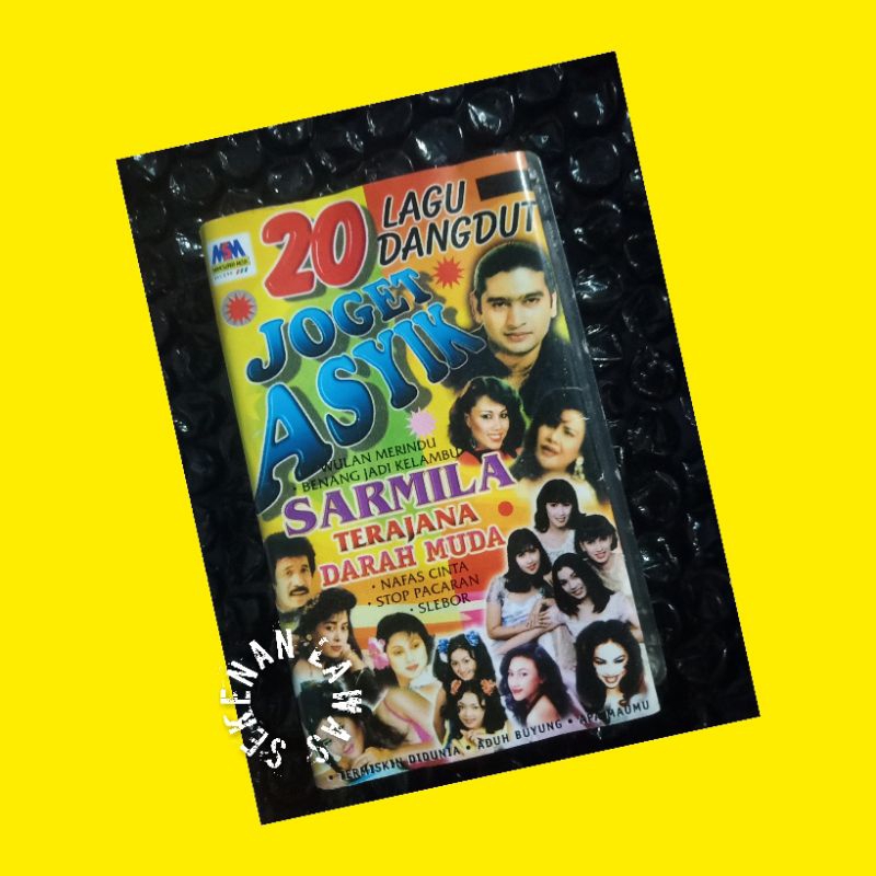 Kaset 20 Lagu Dangdut Joget Asyik (Cover Dalam Ada Coretan Kecil) / Ashraff, Manis Manis, Ine Sinthy