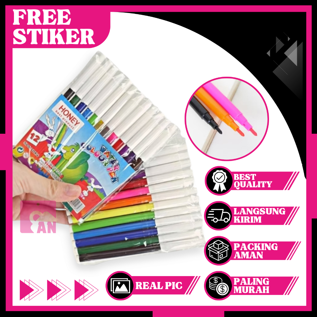

1SET Spidol Krayon Mini Isi 12 Warna Perlengkapan Menggambar Sekolah Permanent Crayon Kecil Gambar Set Warna Pastel A070
