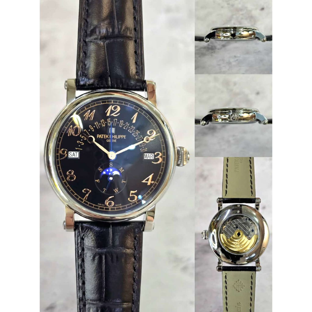 Jam Tangan Patek Philippe Grand Complication Automatic Movement List Silver Super Quality