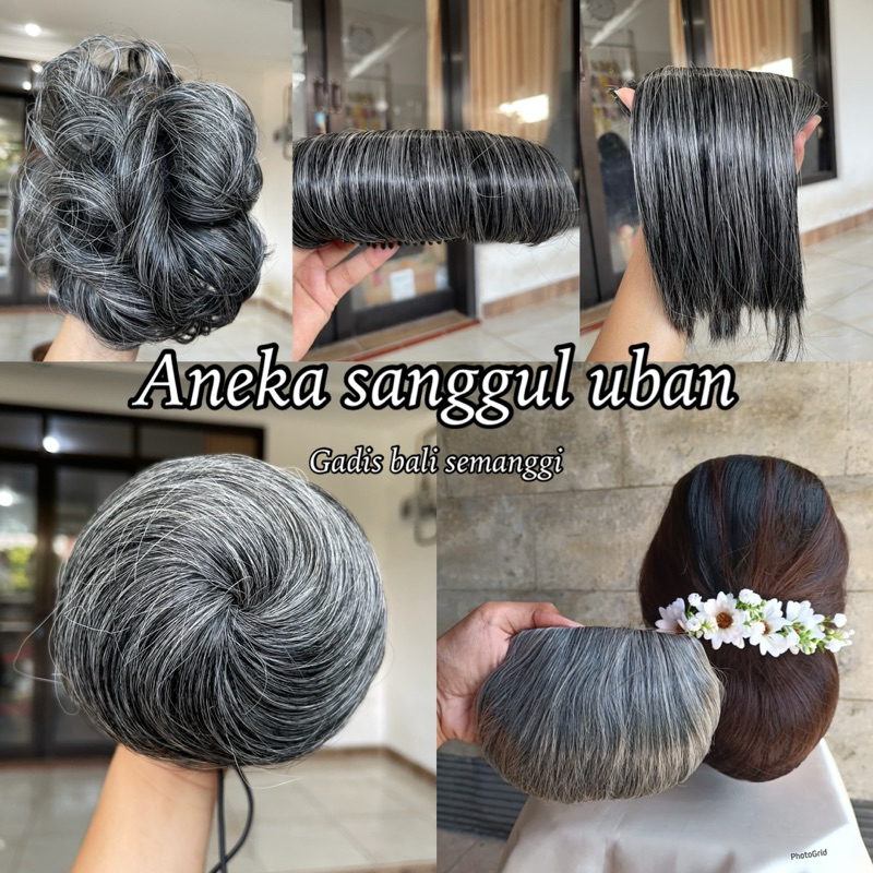 sanggul uban/ sanggul modern