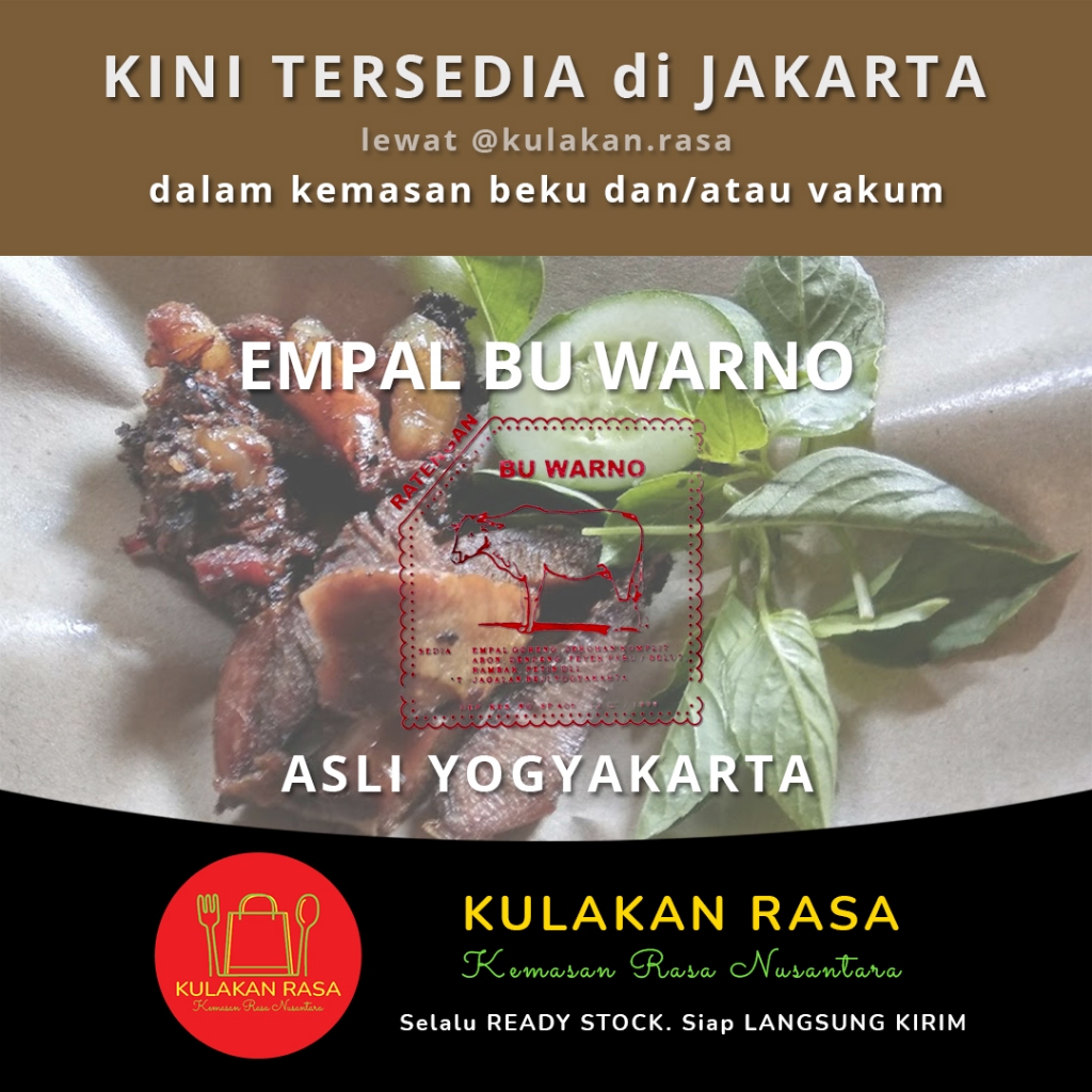 

EMPAL BU WARNO asli dari Yogyakarta