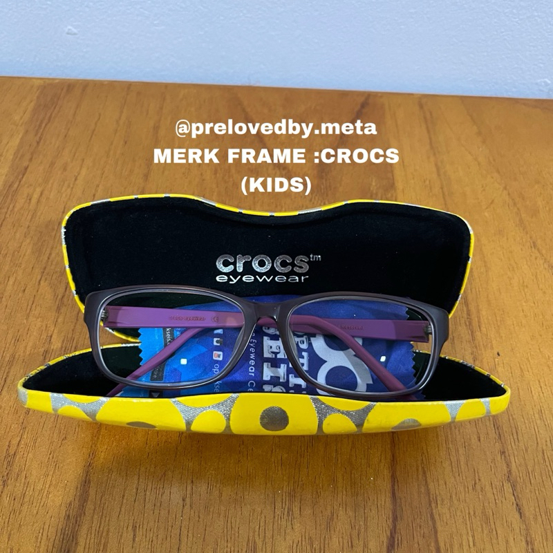 Frame Kacamata Crocs Kids Warna Ungu