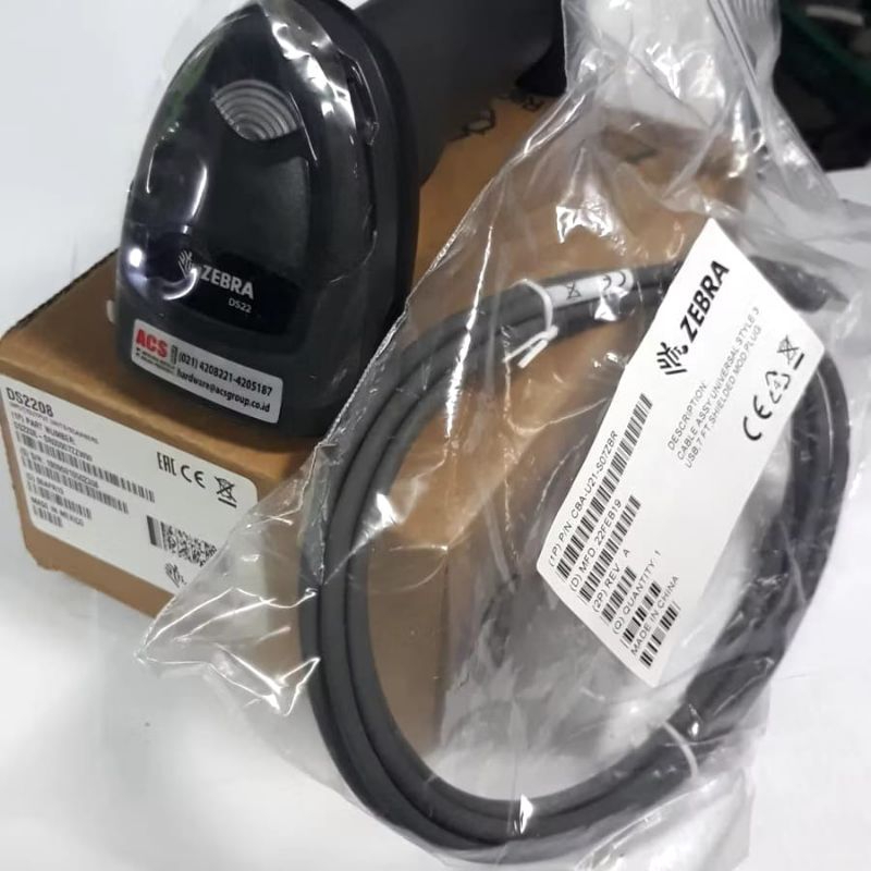 SCANNER BARCODE ZEBRA DS2208 ORIGINAL.