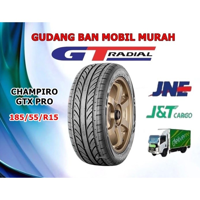 ban 185 55 r15 gt radial gtx pro ban mobil standart brio rs ring 15
