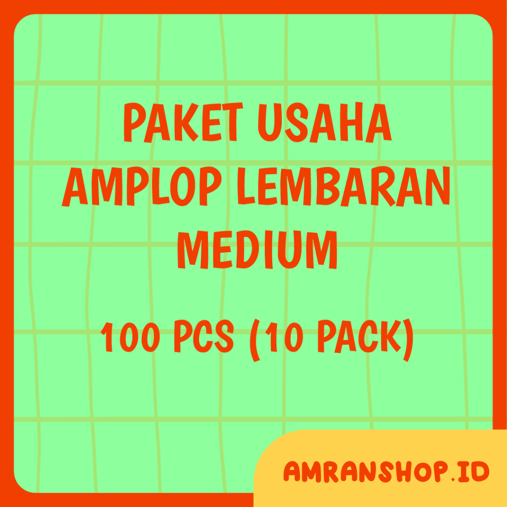 

AMPLOP LEBARAN 2025 PAKET USAHA AMPLOP MEDIUM IDUL FITRI - PAKET 100 PCS