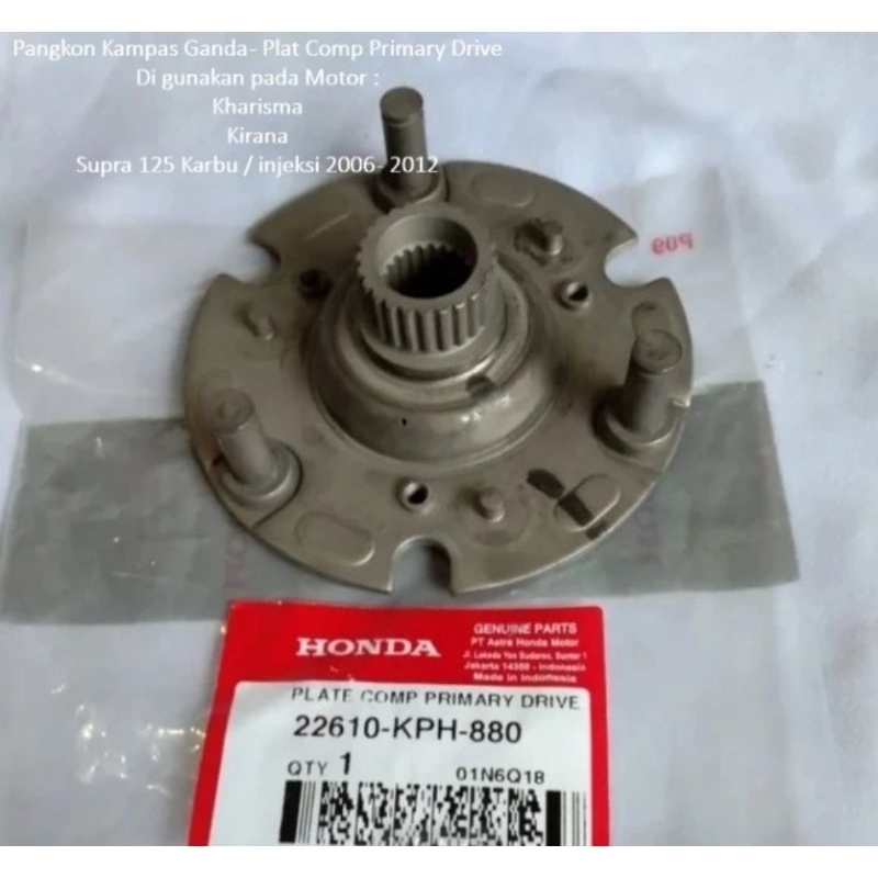 Dudukan Kampas Ganda Supra X 125, Kharisma 22610KPH880