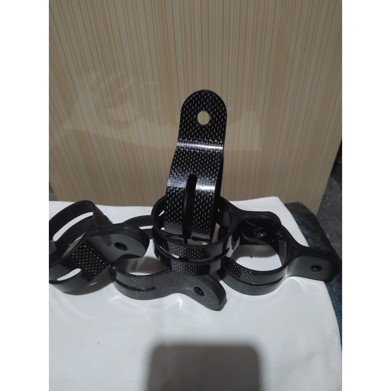 klem knalpot ninja RR R SS CARBON ORIGINAL