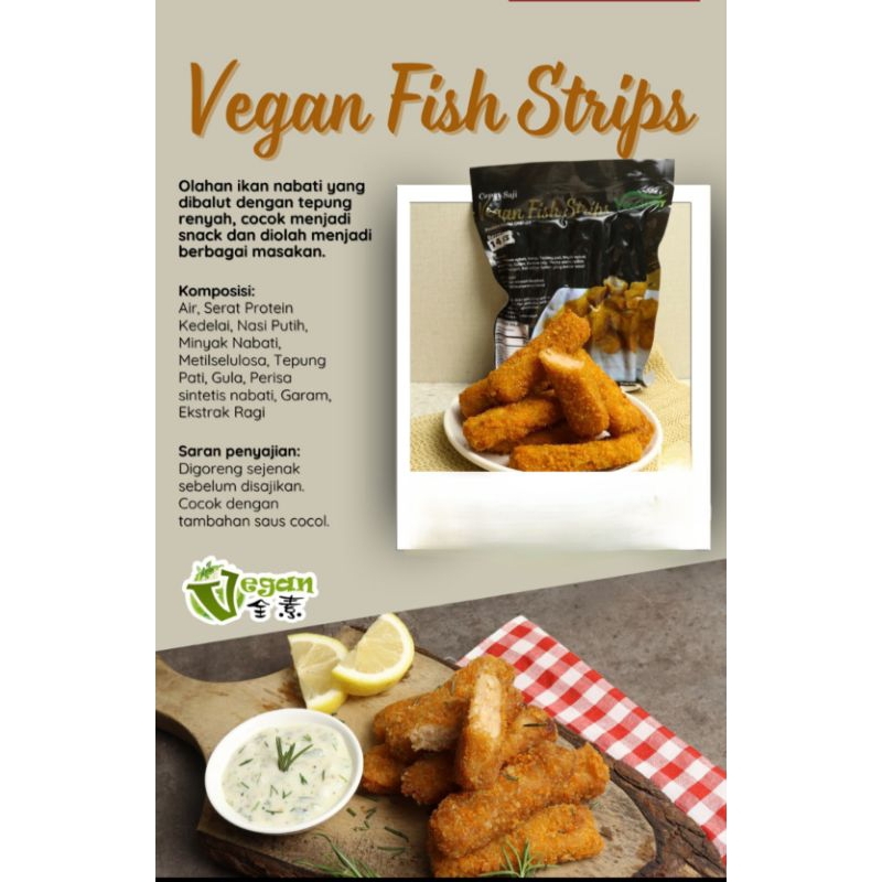 

Vegan Fish Strip Stik Ikan Vegan