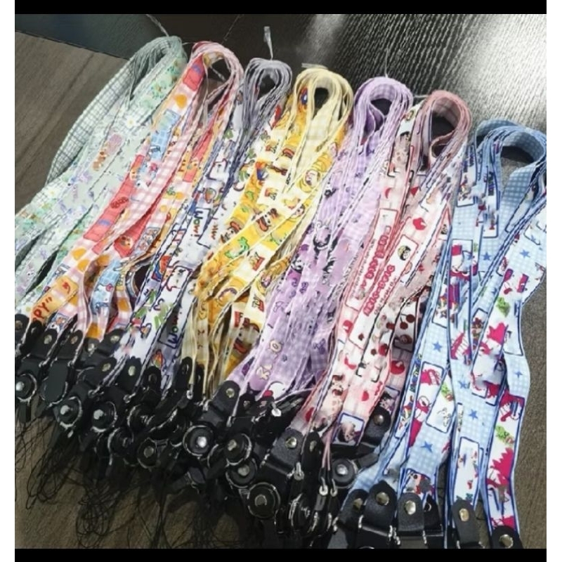 Gantungan Leher HP Lucu Motif Karakter - Lanyard HP Tebal & Kuat
