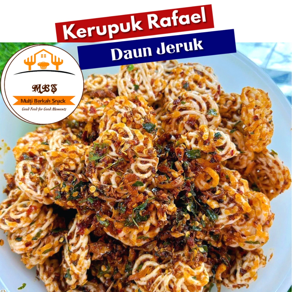 

Kerupuk Seblak Kering Rafael Pedas Daun Jeruk