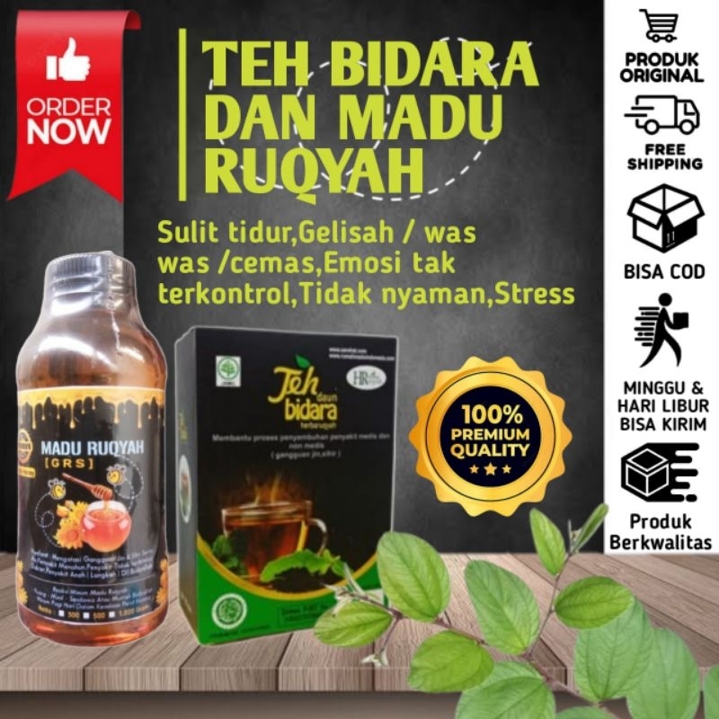 

TEH DAUN BIDARA PLUS MADU RUQYAH