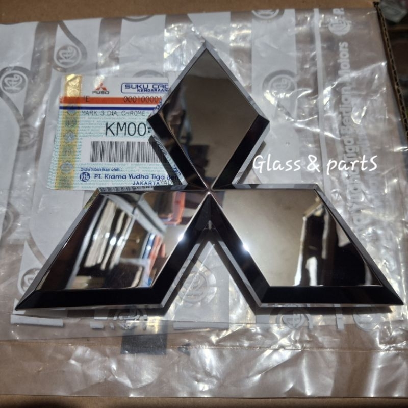 EMBLEM TIGA BERLIAN/EMBLEM CHROME CANTER ORIGINAL
