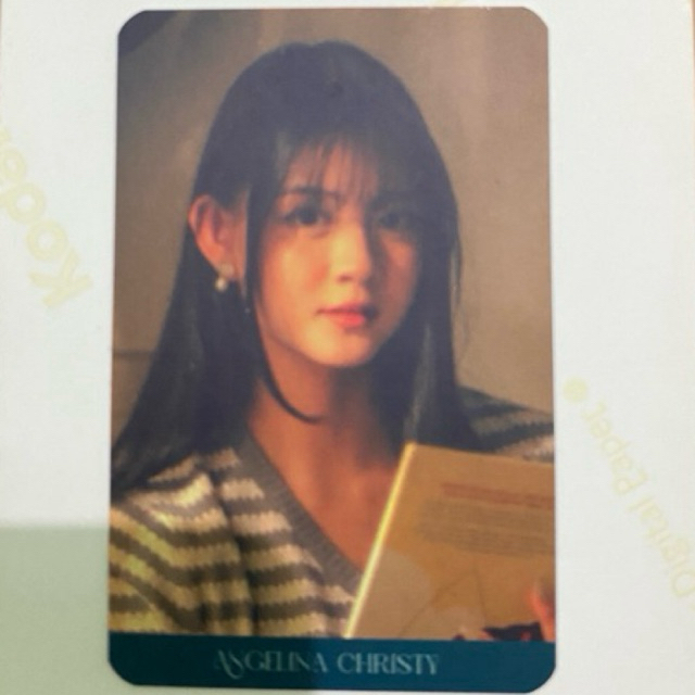 Photocard PC Kalender A Gaze of Dream JKT48 - Christy JKT48