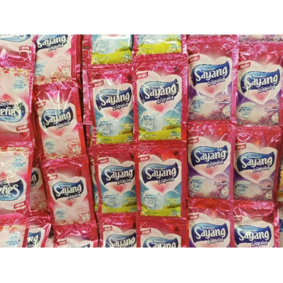 Sayang detergent cair sachet 12pcs X 45ml