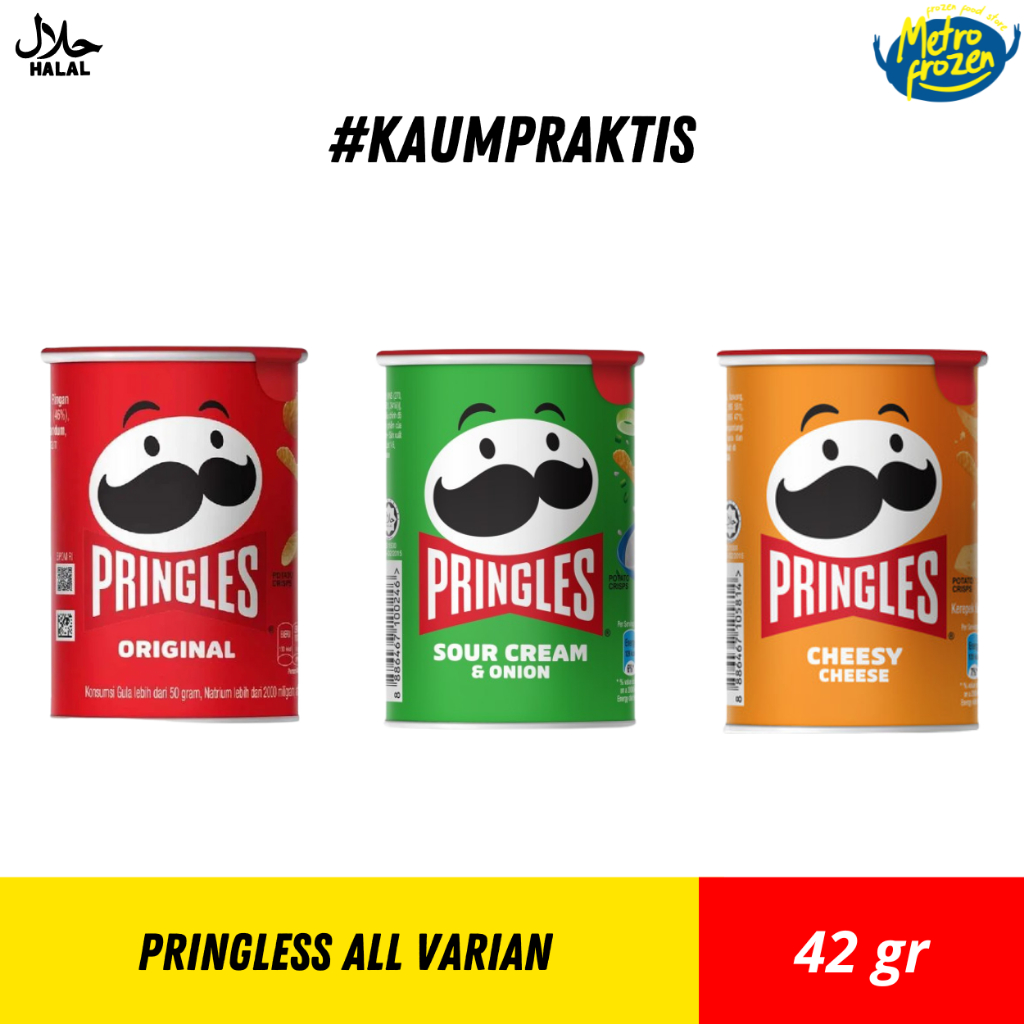 

PRINGLES ALL VARIAN 42gr //potato chips pringles //kentang gandum pringles