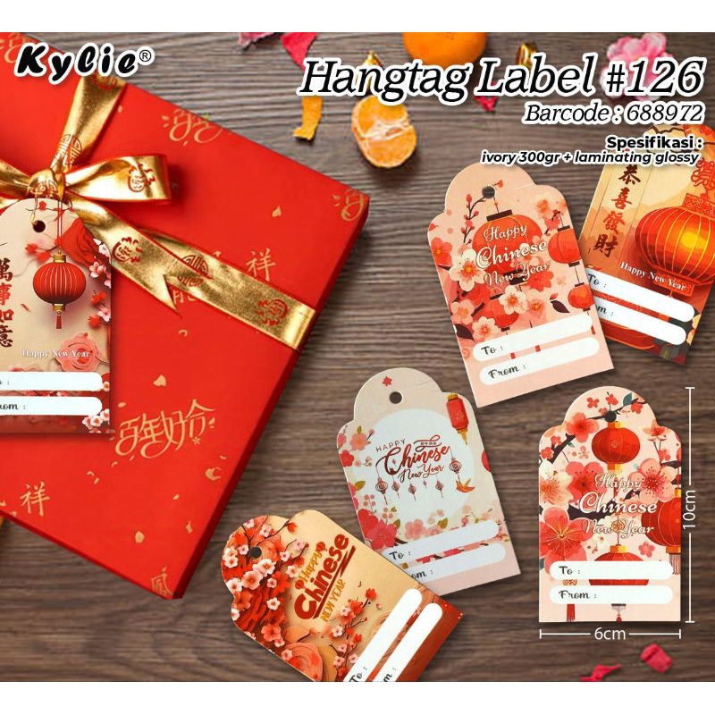 

Hangtag Label Chinese New Year | Hangtag Label Imlek isi 10pcs