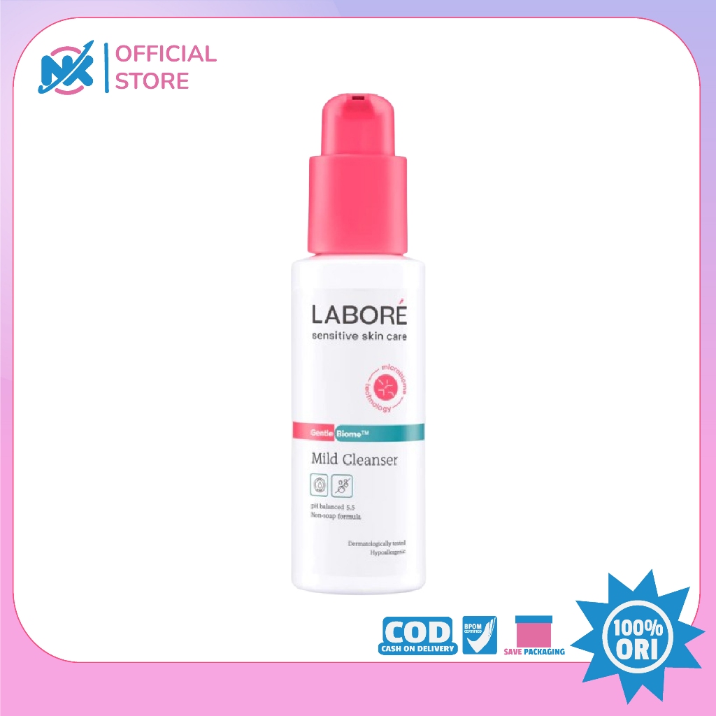 LABORE GentleBiome Mild Cleanser Sensitive Skincare Pembersih Muka