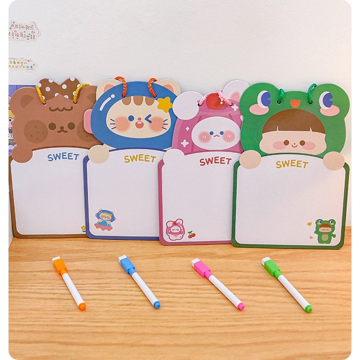 

Papan Gambar Kartun Bisa Hapus / Papan Tulis Mini Edukasi Anak AT0126