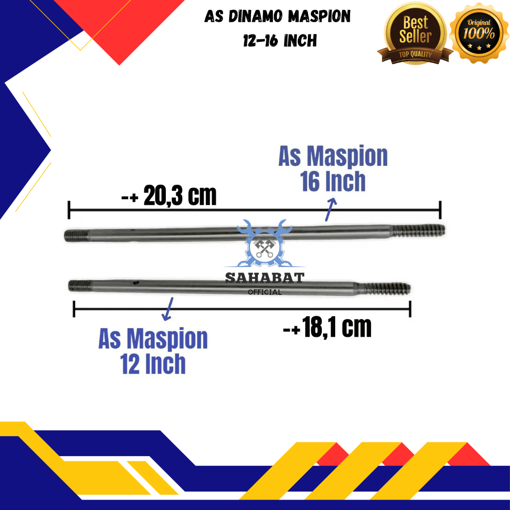 AS DINAMO KIPAS ANGIN MODEL MASPION 12 - 16 INCH