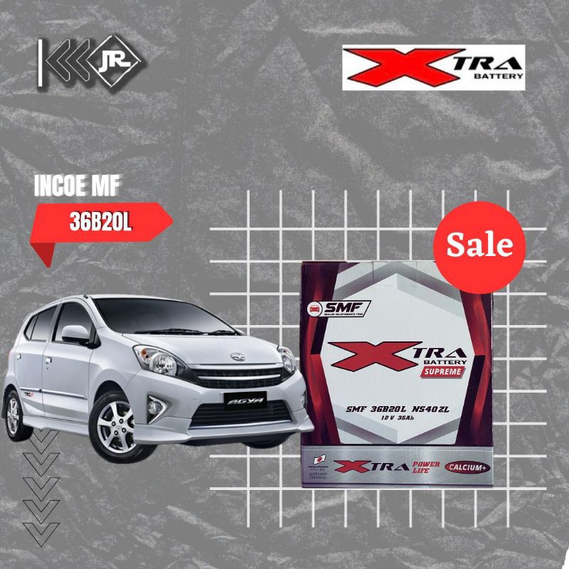 XTRA Battery Supreme SMF 36B20L NS40ZL