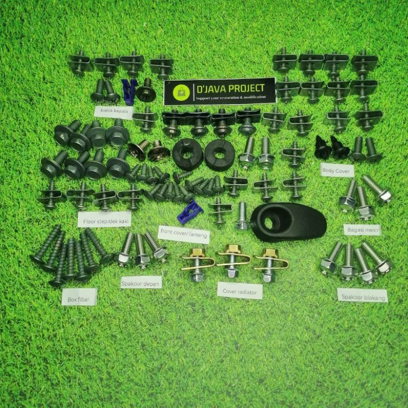 baut Vario 125 old / baut Honda Vario 125 lama / baut full body Vario 125 old lengkap