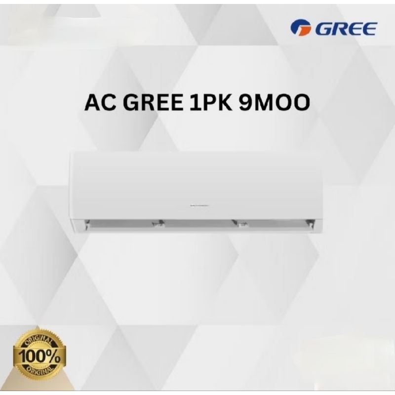 INDOOR AC GREE 1 PK + PASANG TYPE GWS-MOO09S