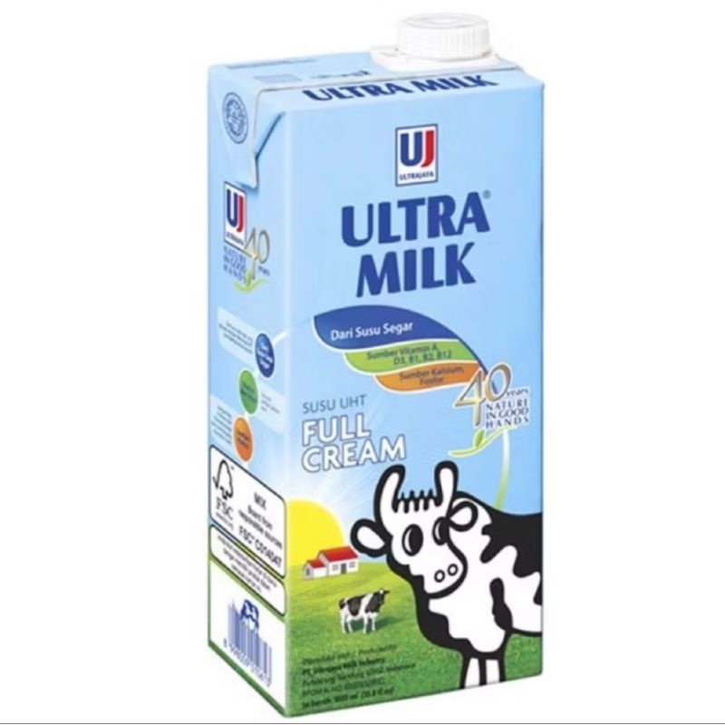 

Ultra Milk Full Cream Cokelat Susu UHT 1 Liter