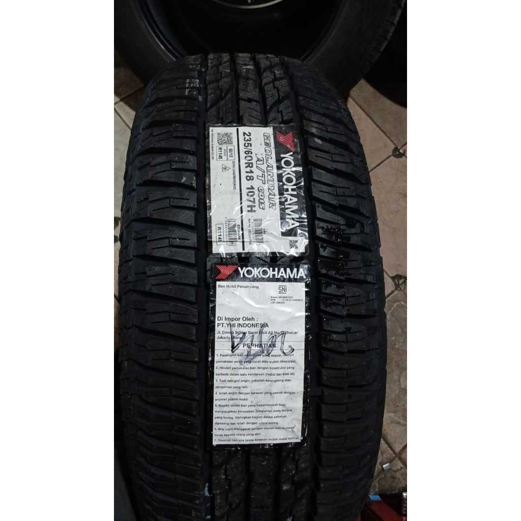 BAN MOBIL SEMI OFFROAD RING 18 YOKOHAMA GEOLANDAR A/T -G015 107H 235 60 R18 BAN PRODUKSI TERBARU