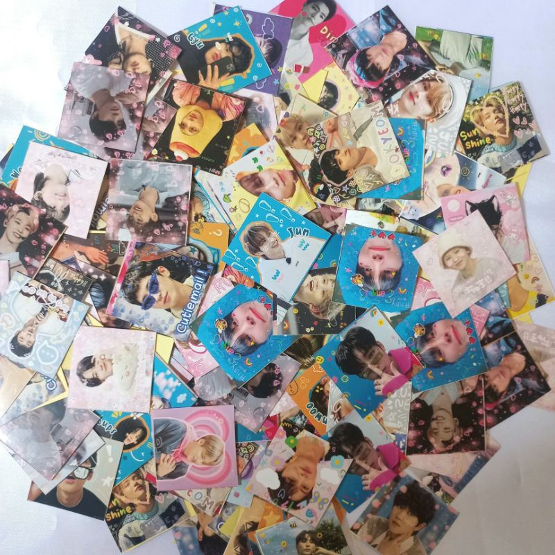 

{50pcs} sticker deco kpop cute mail uk. 3,5 x 3,5cm