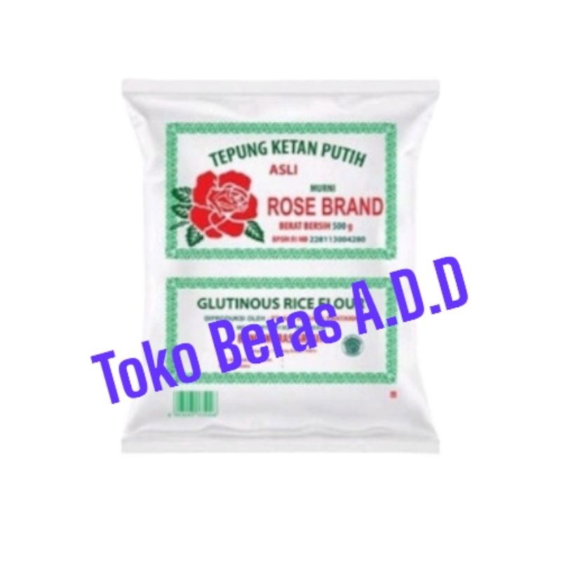 

Tepung Ketan Putih Rosebrand 500gr