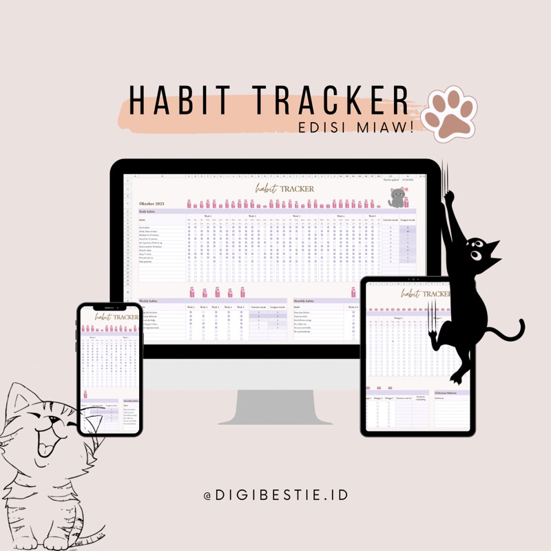 

Habit Tracker Edisi Miaww!!