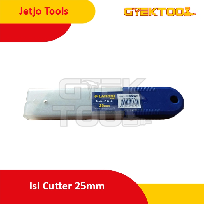 

Jetjo Tools Isi Cutter 25mm Carbon Steel Refill Mata Pisau 10pcs