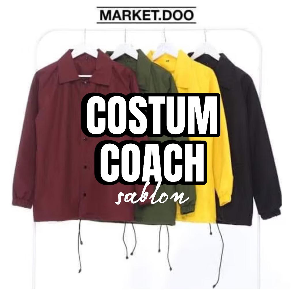 JACKET COACH / JACKET PARASUT CUSTOM SATUAN  TERLARIS  DESAIN SESUKAMU UNISEX