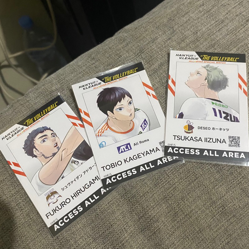 kageyama tobio original official haikyuu haikyu access card photocard official