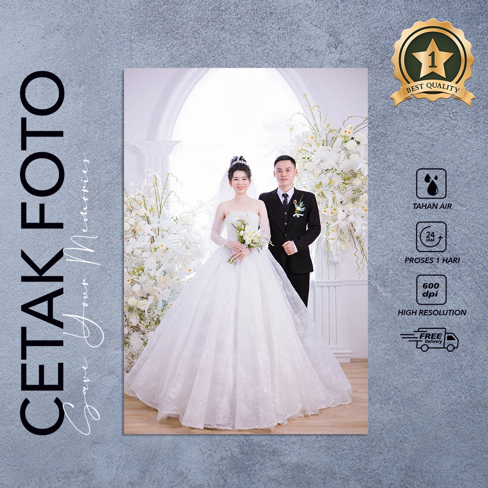 

Cetak Foto ( 30 x 45 ) Matte / Glossy Tahan air
