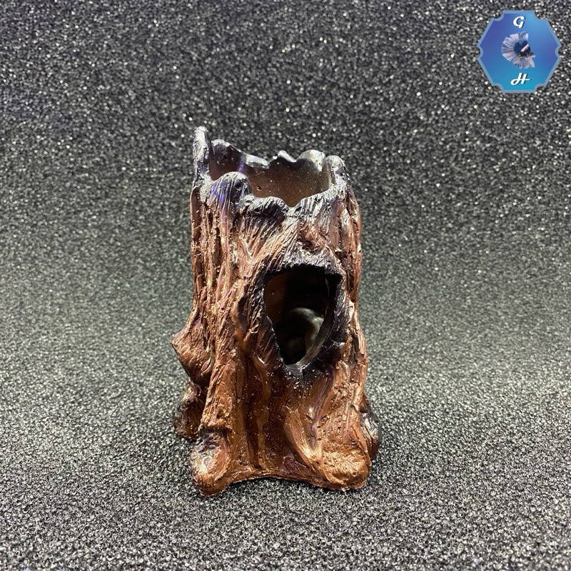 MAINAN KAYU POHON - RUMAH IKAN - HIASAN AQUARIUM