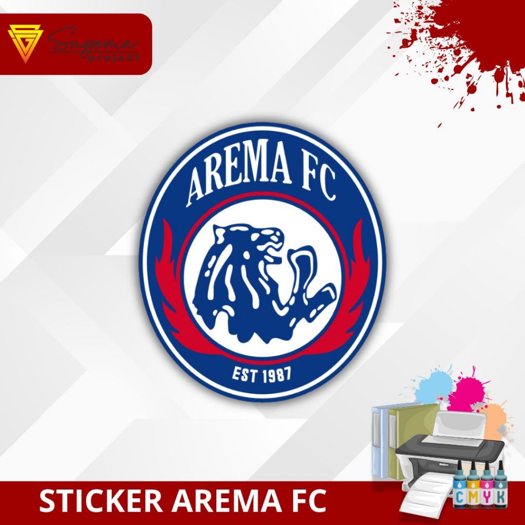 Stiker Vinyl  Logo Team BRI  Liga 1 Indonesia