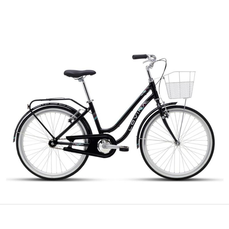 Sepeda Keranjang Mini CTB Polygon Lovina 24 Inch Sepeda Perempuan Keranjang
