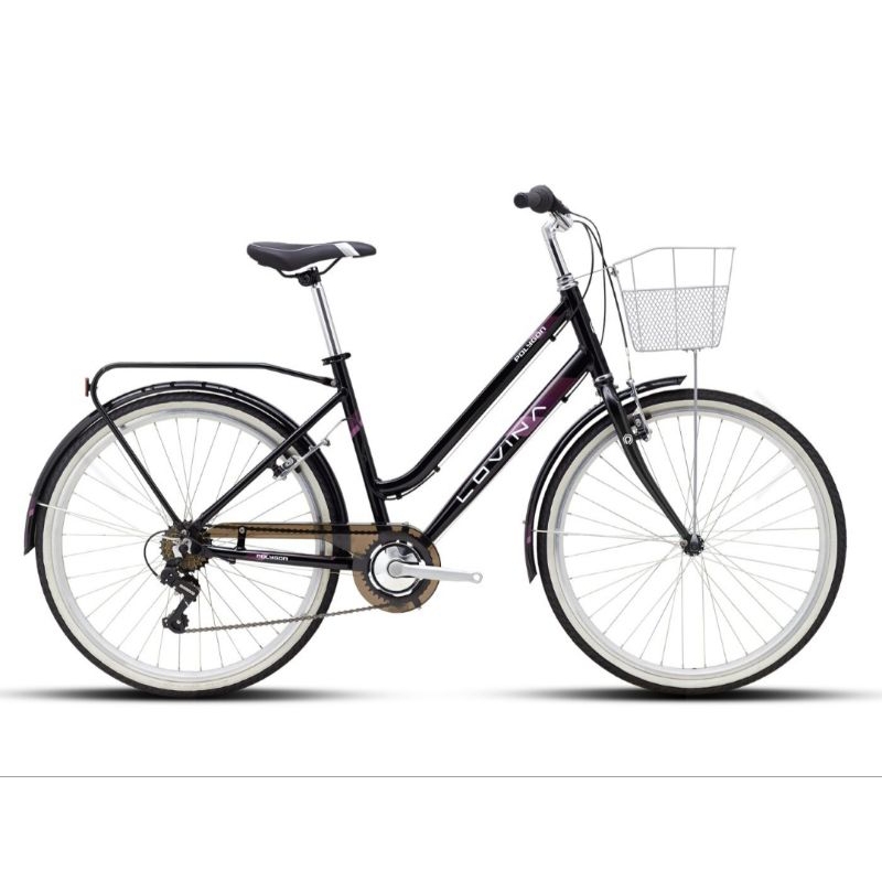 (Khusus Pengiriman Instant) Sepeda Mini Keranjang CTB Polygon Lovina 26 Inch Sepeda Perempuan Keranj
