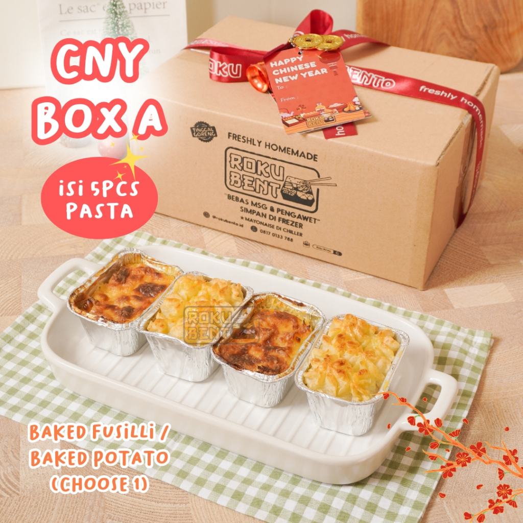 

CNY Imlek Hampers Roku Bento in BOX - Parcel Sincia Frozen Food