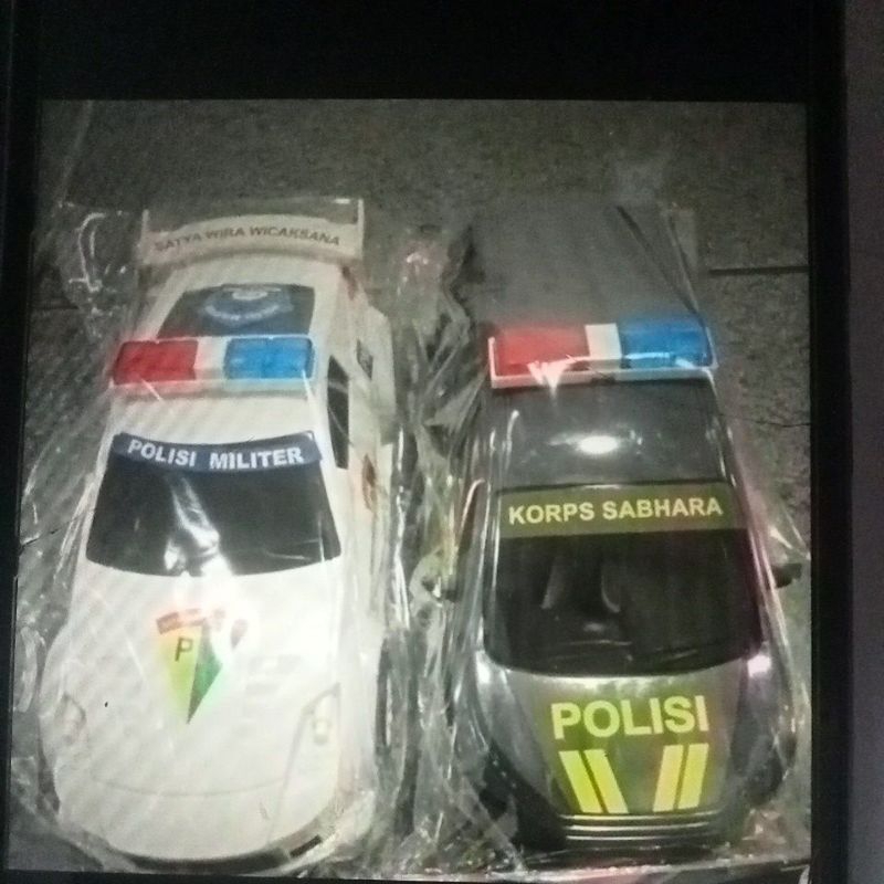 promo mainan mobil polisi korps Sabhara dan polisi militer