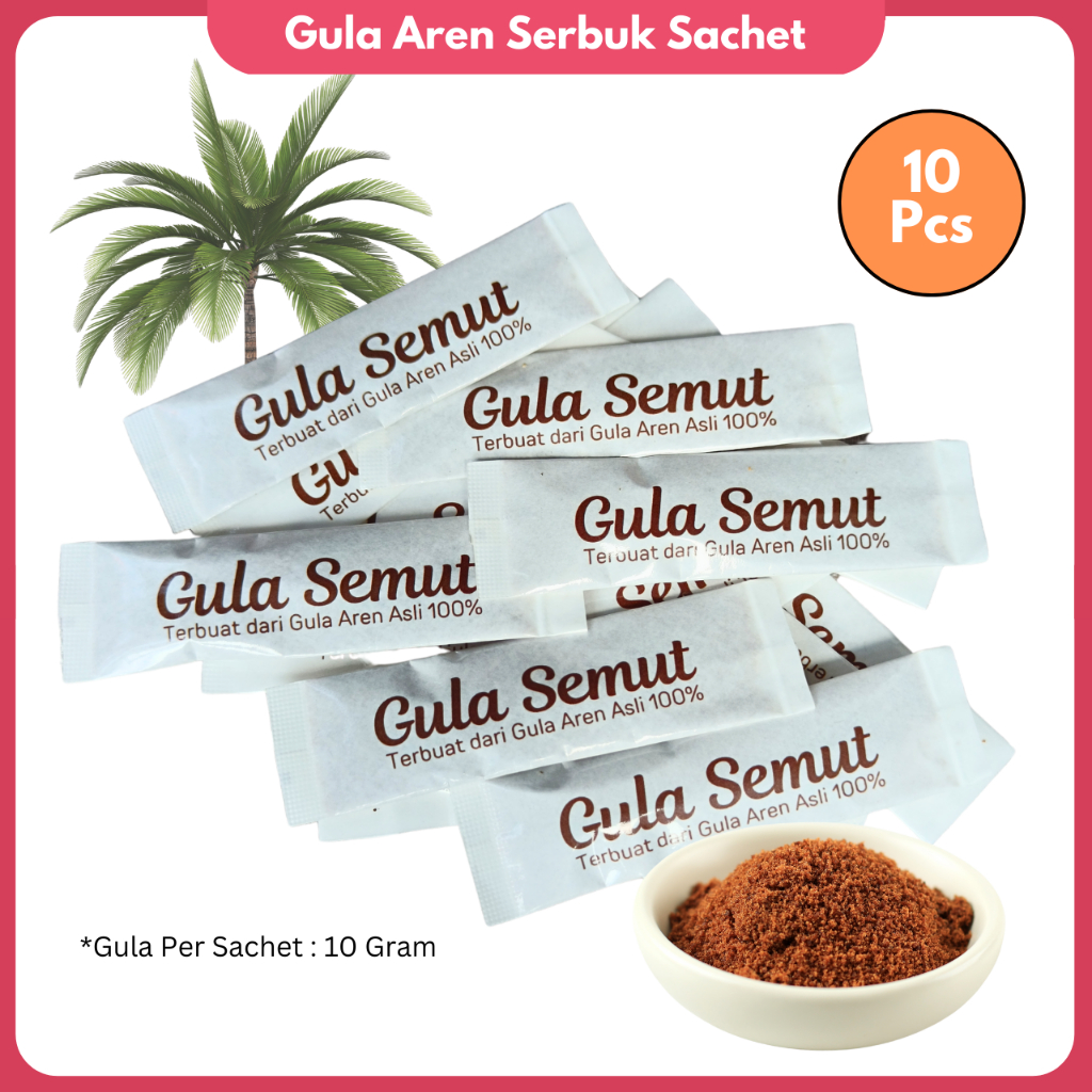 

Gula Aren Semut Sachet Organik Palm Sugar Gula Aren Bubuk