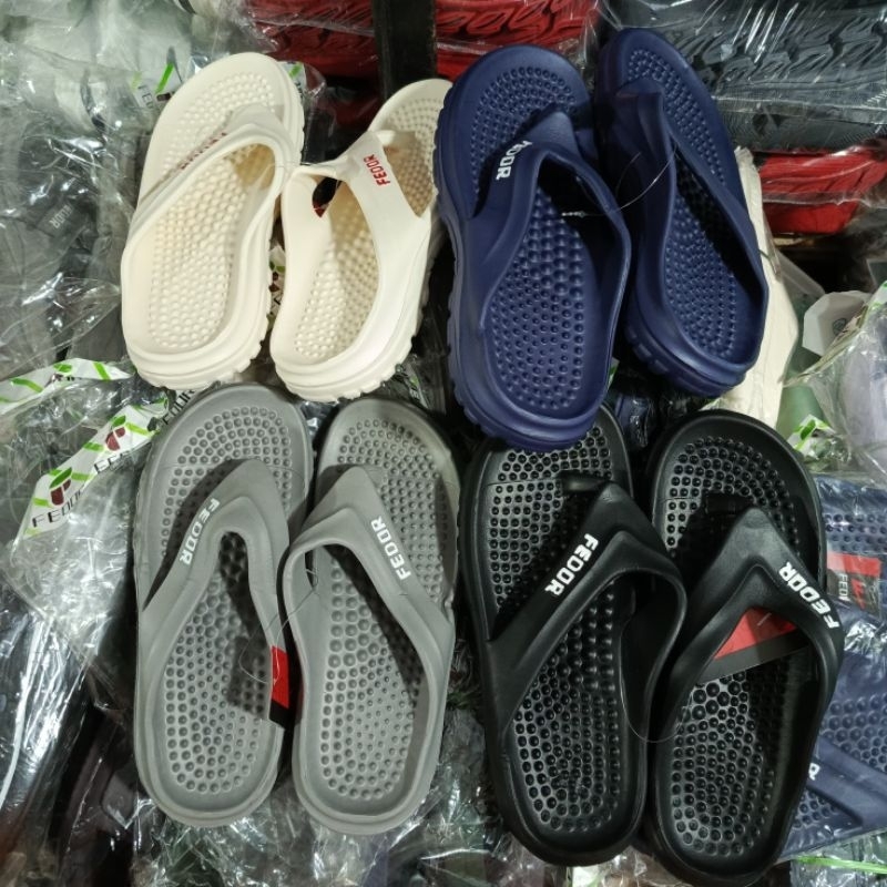 Sandal Jepit Fedor, Sandal Rematik Pijat Refleksi Lembut